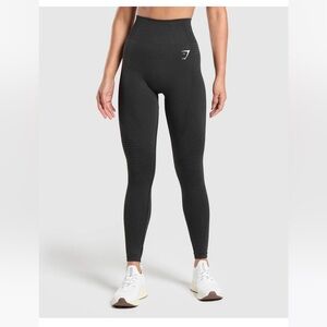 NWT Gymshark Vital Black Marl Seamless Leggings
